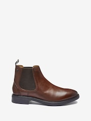 Brown Cleated Chelsea Boots - Image 1 of 3