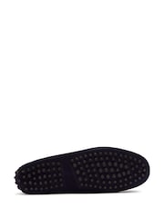 Oliver Sweeney Lastres Navy Suede Driving Shoes - Image 5 of 5