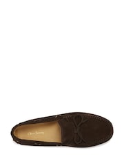 Oliver Sweeney Lastres Navy Suede Driving Shoes - Image 4 of 5