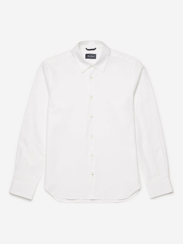 Oliver Sweeney Hawkesworth 100% Linen Shirt - Image 5 of 5