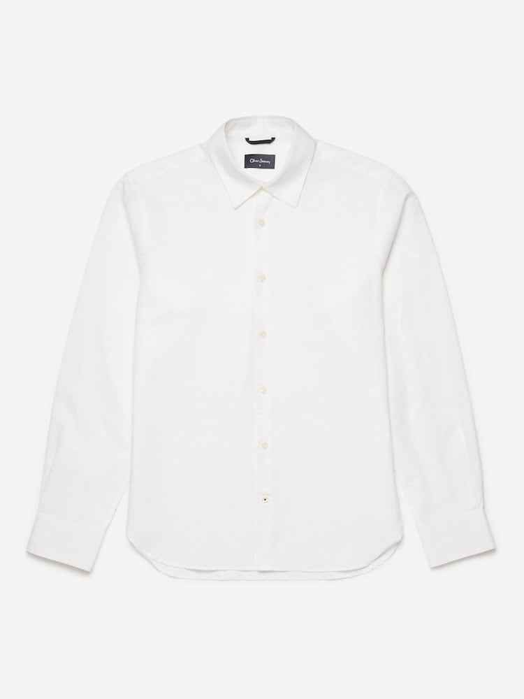 Oliver Sweeney Hawkesworth 100% Linen Shirt - Image 5 of 5