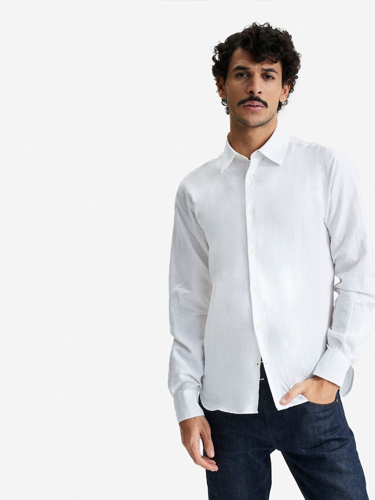 Oliver Sweeney Hawkesworth 100% Linen Shirt - Image 1 of 5