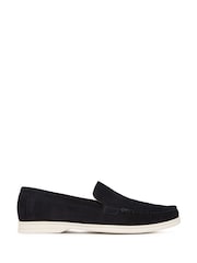 Oliver Sweeney Blue Alicante Suede Moccasin Loafers - Image 1 of 5