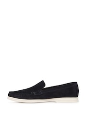 Oliver Sweeney Blue Alicante Suede Moccasin Loafers - Image 2 of 5