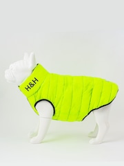 Hugo & Hudson Green and Navy Reversible Dog Puffer Jacket - Image 2 of 4
