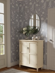 Laura Ashley Ivory Clifton Two-Door Shoe Storage Unit - Image 1 of 6