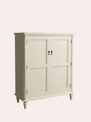 Laura Ashley Ivory Clifton Two-Door Shoe Storage Unit - Image 4 of 6
