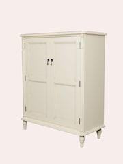 Laura Ashley Ivory Clifton Two-Door Shoe Storage Unit - Image 5 of 6