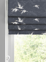 Laura Ashley Midnight Blue Animalia Made To Measure Roman Blind - Image 2 of 7