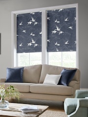 Laura Ashley Midnight Blue Animalia Made To Measure Roman Blind - Image 6 of 7