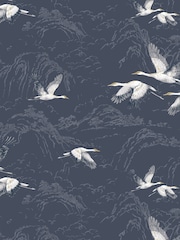 Laura Ashley Midnight Blue Animalia Made To Measure Roman Blind - Image 7 of 7