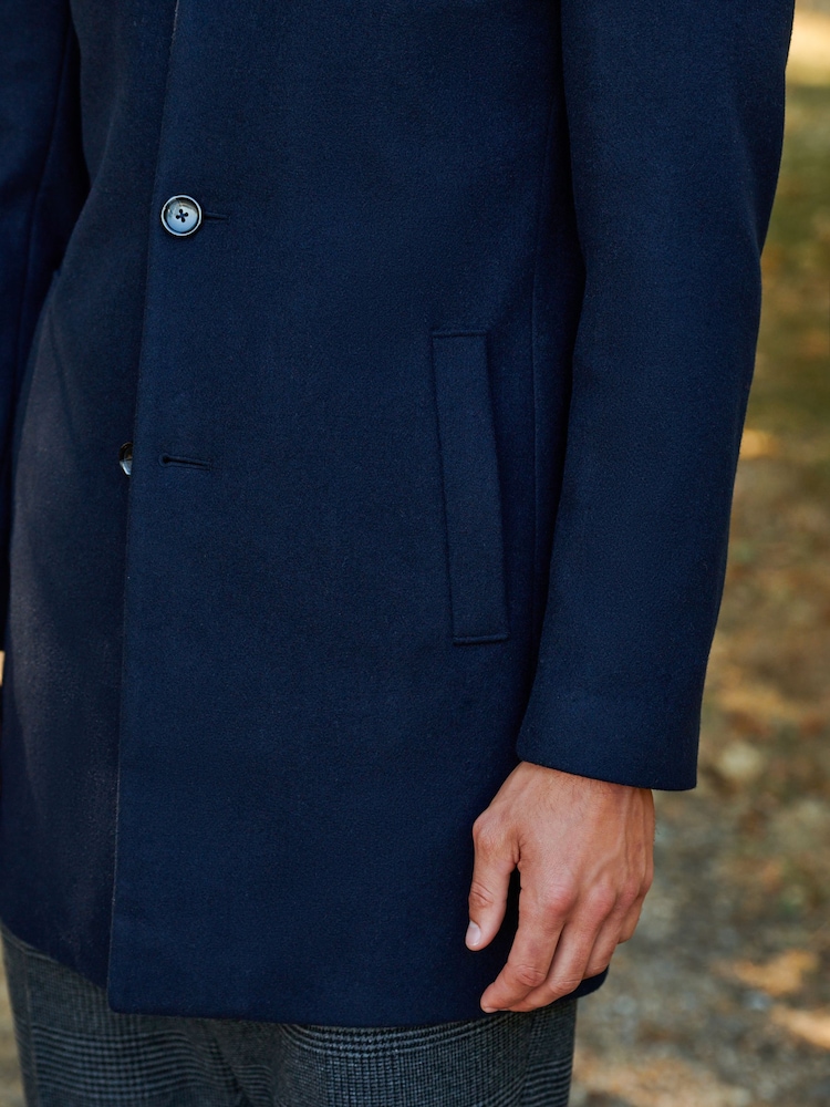 Bleu marine - Pardessus Epsom - Image 7 of 13