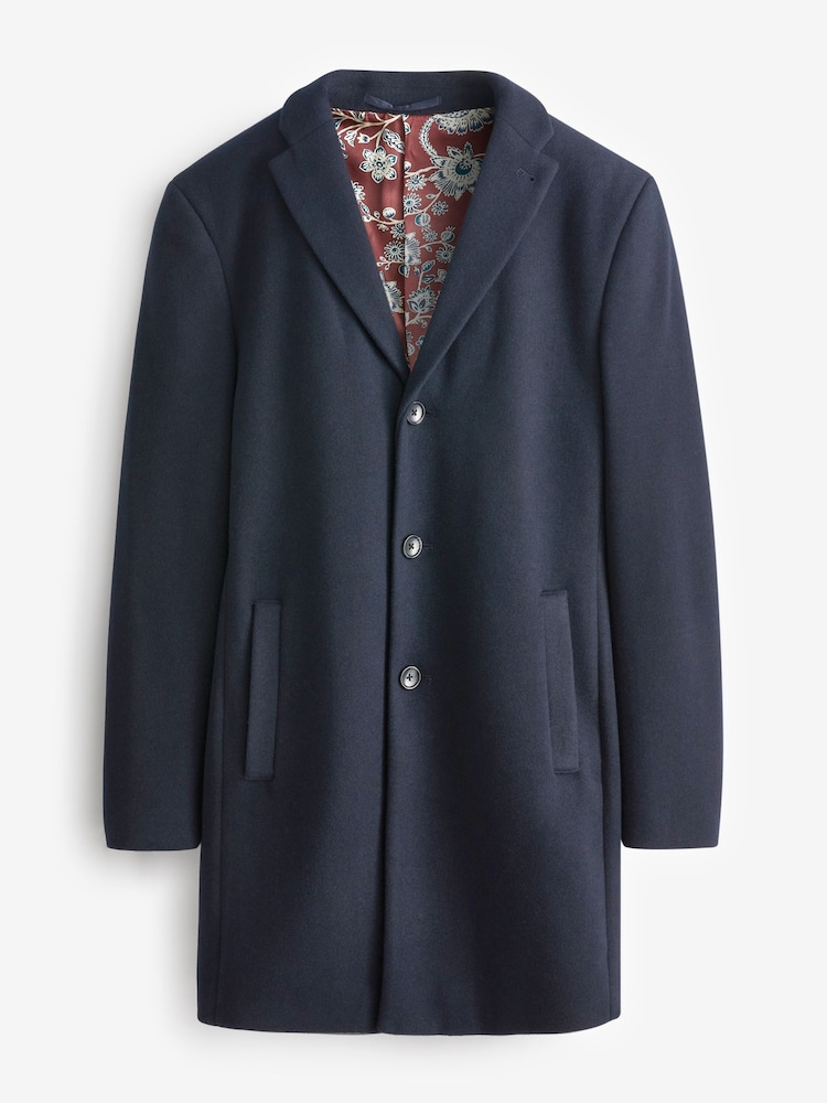 Bleu marine - Pardessus Epsom - Image 8 of 13