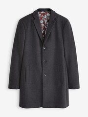 Charcoal Grey Epsom Overcoat - Image 2 of 8