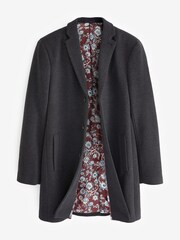 Charcoal Grey Epsom Overcoat - Image 3 of 8