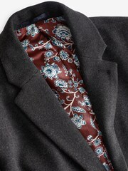 Charcoal Grey Epsom Overcoat - Image 5 of 8