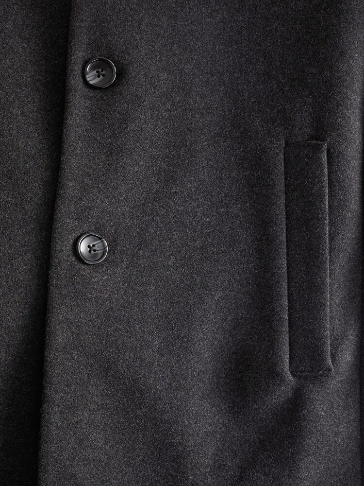 Charcoal Grey Epsom Overcoat - Image 8 of 8