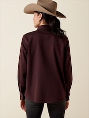 Ariat Purple Earthbound West Long Sleeve Shirt - Image 6 of 6