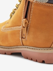 Honey Tan Brown Standard Fit (F) Leather Work Boots - Image 5 of 5