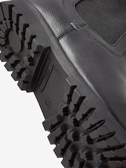 Schwarz - Thinsulate™ Warmgefütterte Chelsea-Stiefel aus Leder - Bild 10 von 10