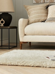 Ivory White Premium Cosy Shaggy Rug - Image 2 of 5
