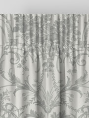 Laura Ashley Steel 100% Cotton Tuileries Made To Measure Curtains - Image 6 of 9