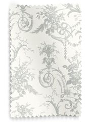 Laura Ashley Steel 100% Cotton Tuileries Made To Measure Curtains - Image 9 of 9