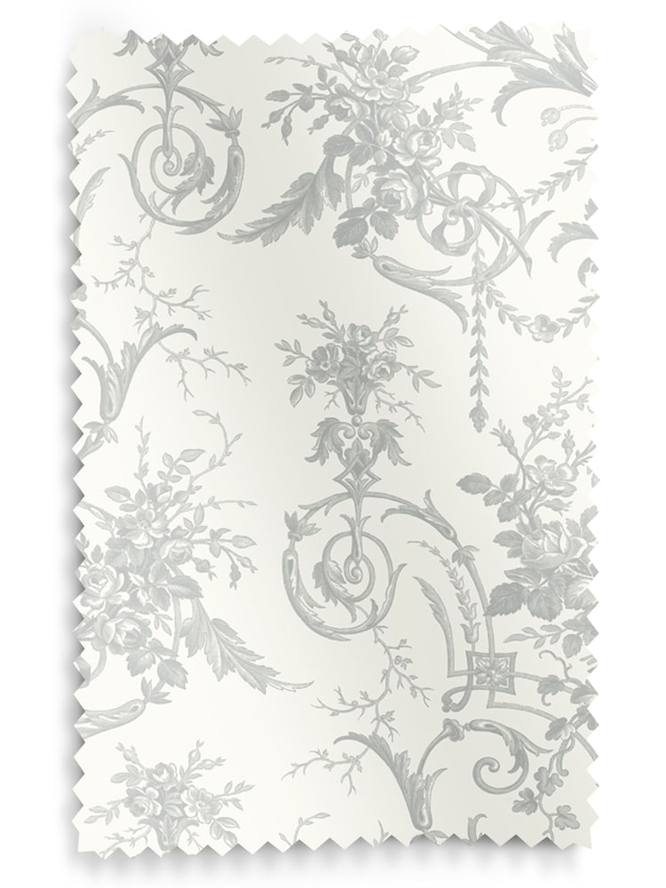 Laura Ashley Steel 100% Cotton Tuileries Made To Measure Curtains - Image 9 of 9