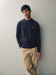 Fred Perry Classic Crew-Neck Jumper - Image 1 of 9