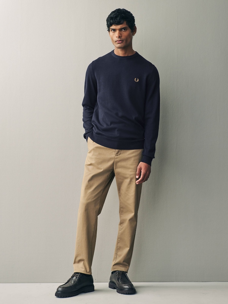 Fred Perry Classic Crew-Neck Jumper - Image 2 of 9