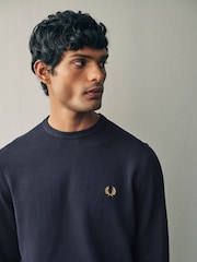 Fred Perry Classic Crew-Neck Jumper - Image 5 of 9