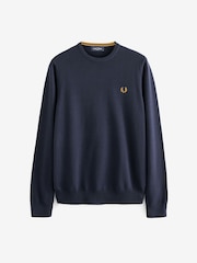 Fred Perry Classic Crew-Neck Jumper - Image 6 of 9