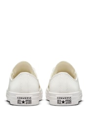 Converse White Leather Low Top Trainers - Image 5 of 7
