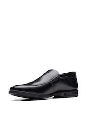 črna - širok kroj (H) - Usnjeni čevlji Clarks Howard Edge - Slika 4 iz 7