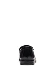 črna - širok kroj (H) - Usnjeni čevlji Clarks Howard Edge - Slika 6 iz 7