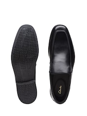 črna - širok kroj (H) - Usnjeni čevlji Clarks Howard Edge - Slika 7 iz 7