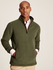 Joules Coxton Green Quarter Zip Fleece - Image 1 of 7