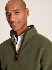 Joules Coxton Green Quarter Zip Fleece - Image 4 of 7