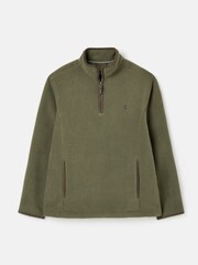 Joules Coxton Green Quarter Zip Fleece - Image 7 of 7