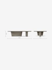 MADE.COM Grey Stone Mozelo Coffee Table - Image 2 of 2