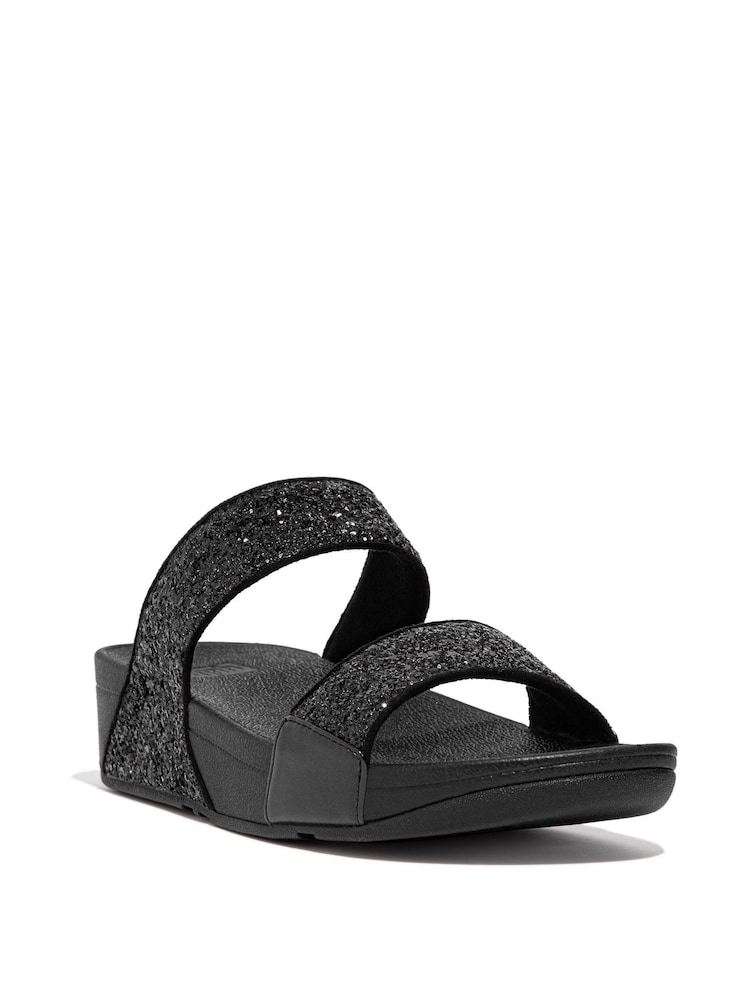 FitFlop Lulu Glitter Slides - Image 1 of 3 FitFlop Lulu Glitter Slides - Image 1 of 3