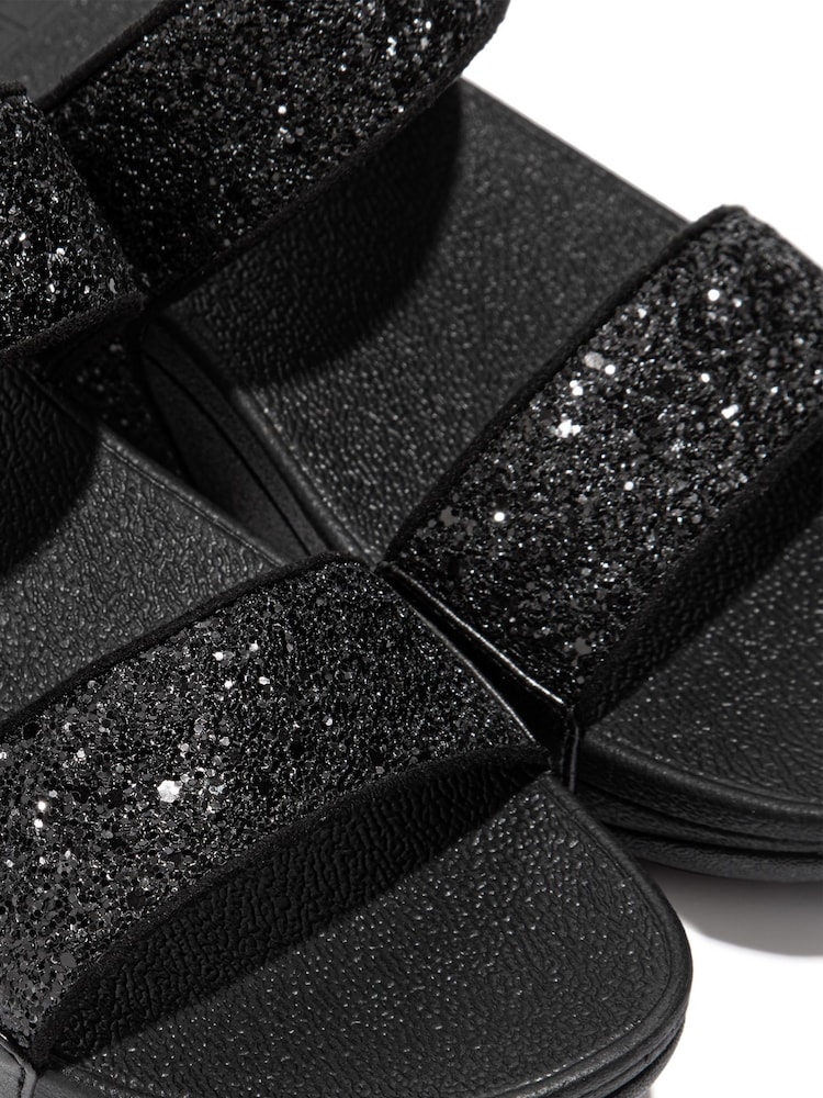 FitFlop Lulu Glitter Slides - Image 3 of 3 FitFlop Lulu Glitter Slides - Image 3 of 3