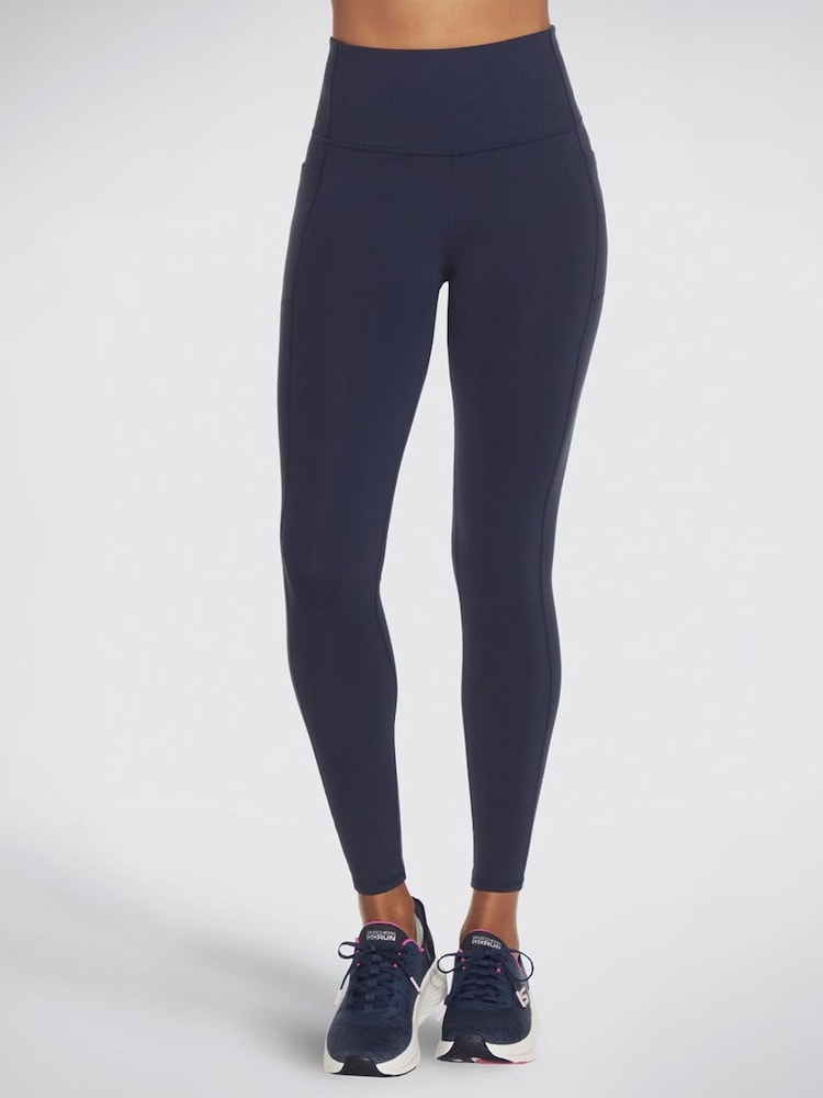 Azul - Leggings de tiro alto GOWALK Wear de Skechers - Imagen 1 de 1