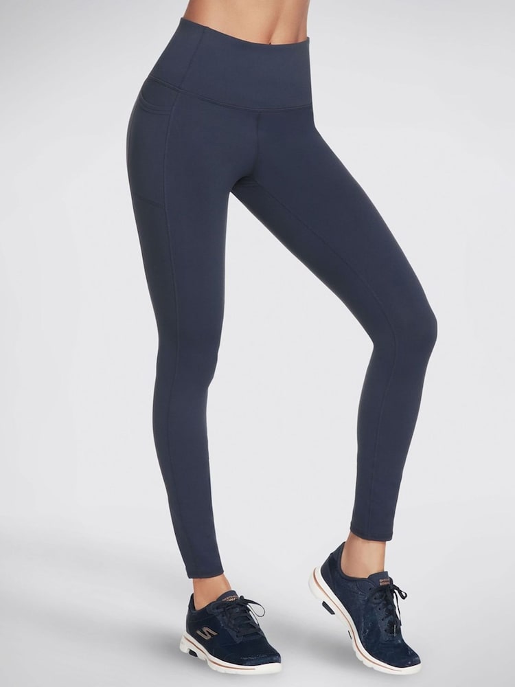 Skechers Blue GOWALK Wear High Waisted Leggings - Image 3 of 3