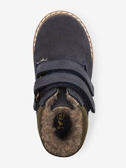 Blue Standard Fit (F) Leather Thermal Thinsulate™ Lined Touch Fastening Work Boots - Image 4 of 5