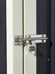 Rowlinson Grey Garden Trentvale Metal Pent Shed - Image 3 of 6