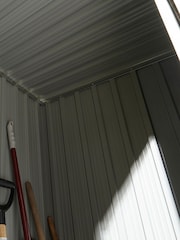 Rowlinson Grey Garden Trentvale Metal Pent Shed - Image 6 of 6