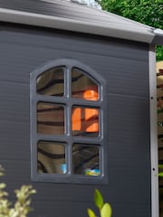 Rowlinson Garden Products Grey Airevale Shed 4x3 - Image 3 of 5