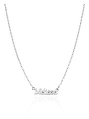 Abbott Lyon Silver Small Link Chain Editorial Personalised Name Necklace - Image 1 of 4