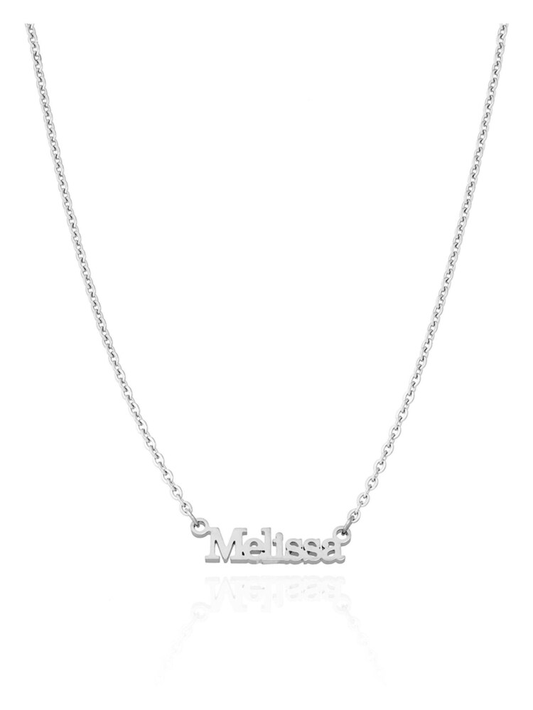 Abbott Lyon Silver Small Link Chain Editorial Personalised Name Necklace - Image 1 of 4